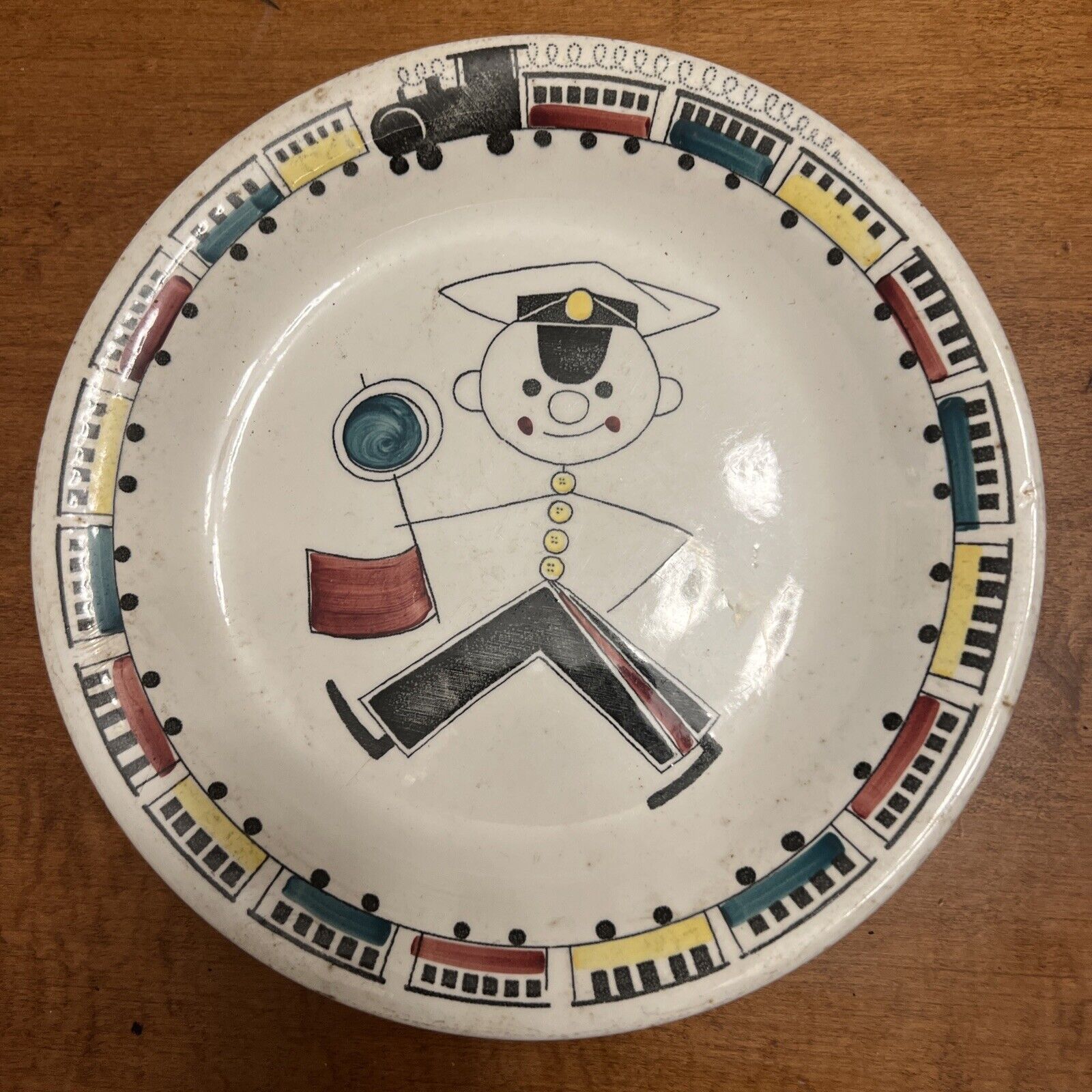 Rorstrand Sweden Tuff-Tuff Mid-Century Childrens Plate Bowl Set 1960’s Porcelain