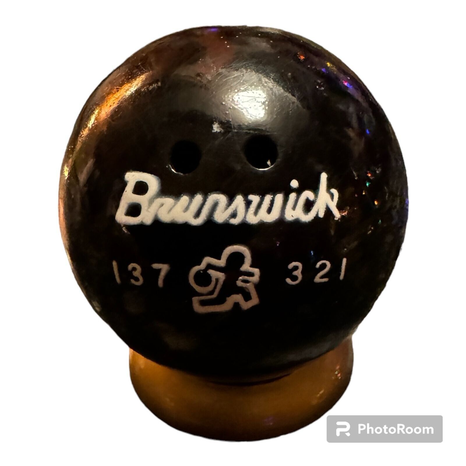 Vintage RARE Brunswick Bowling Ball- Die Cast Bottle opener/Paperweight-