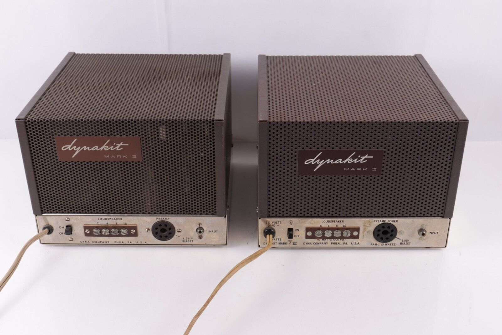 Pair of Dynaco Mark III Tube Amplifiers==Matched Quad KT-88\'s