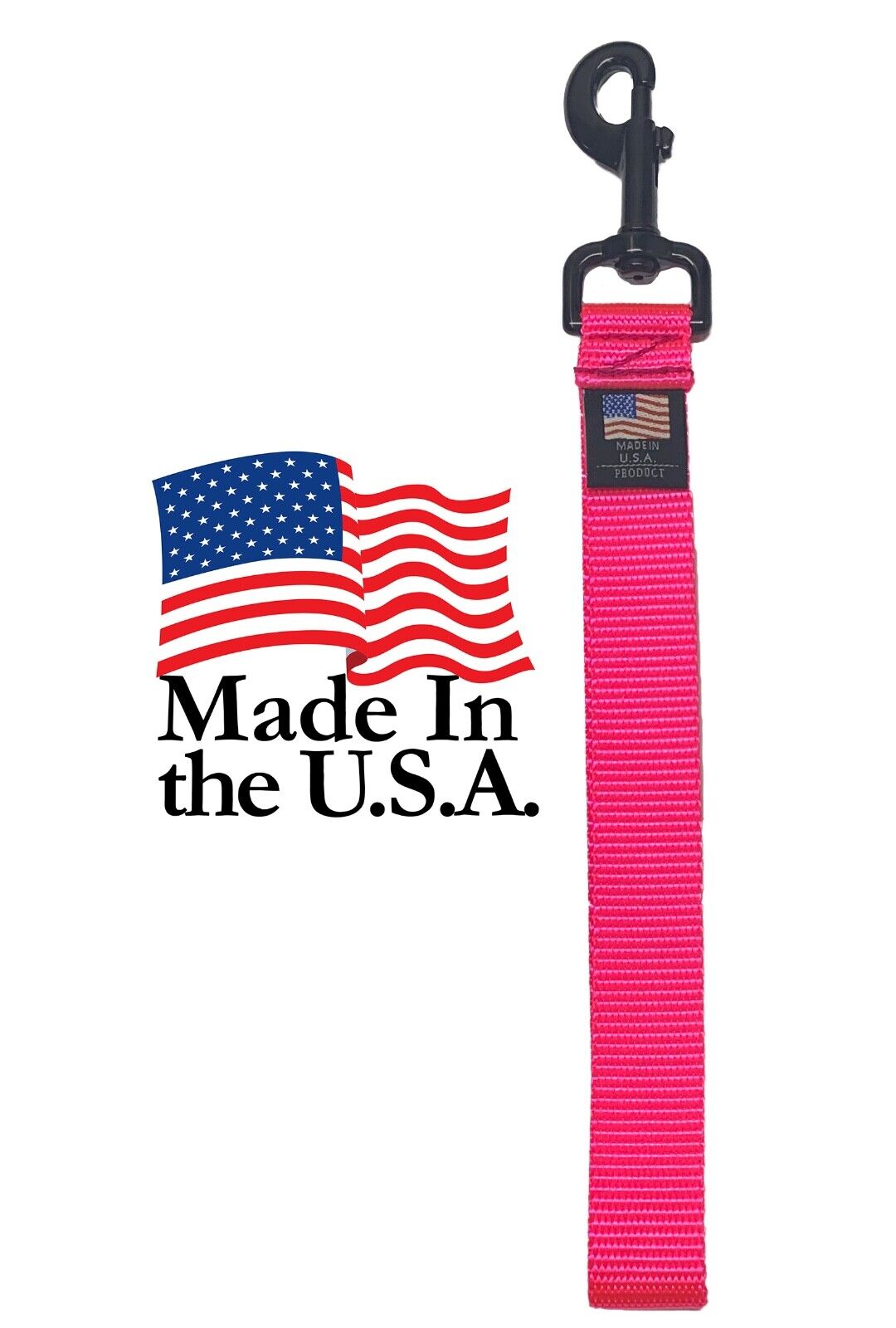 Short Dog Leash High Traffic MADE IN THE USA 12\