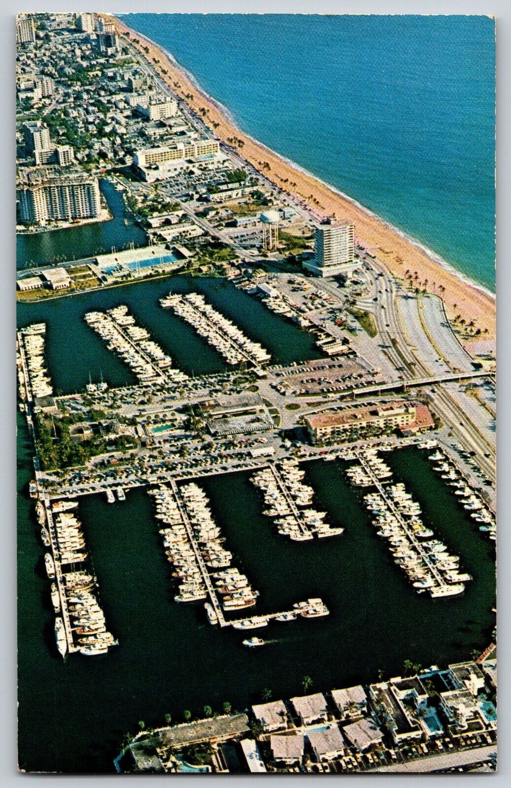 Fort Lauderdale, FL - Bahaia Mar - Queen of America\'s Marinas - Vintage Postcard