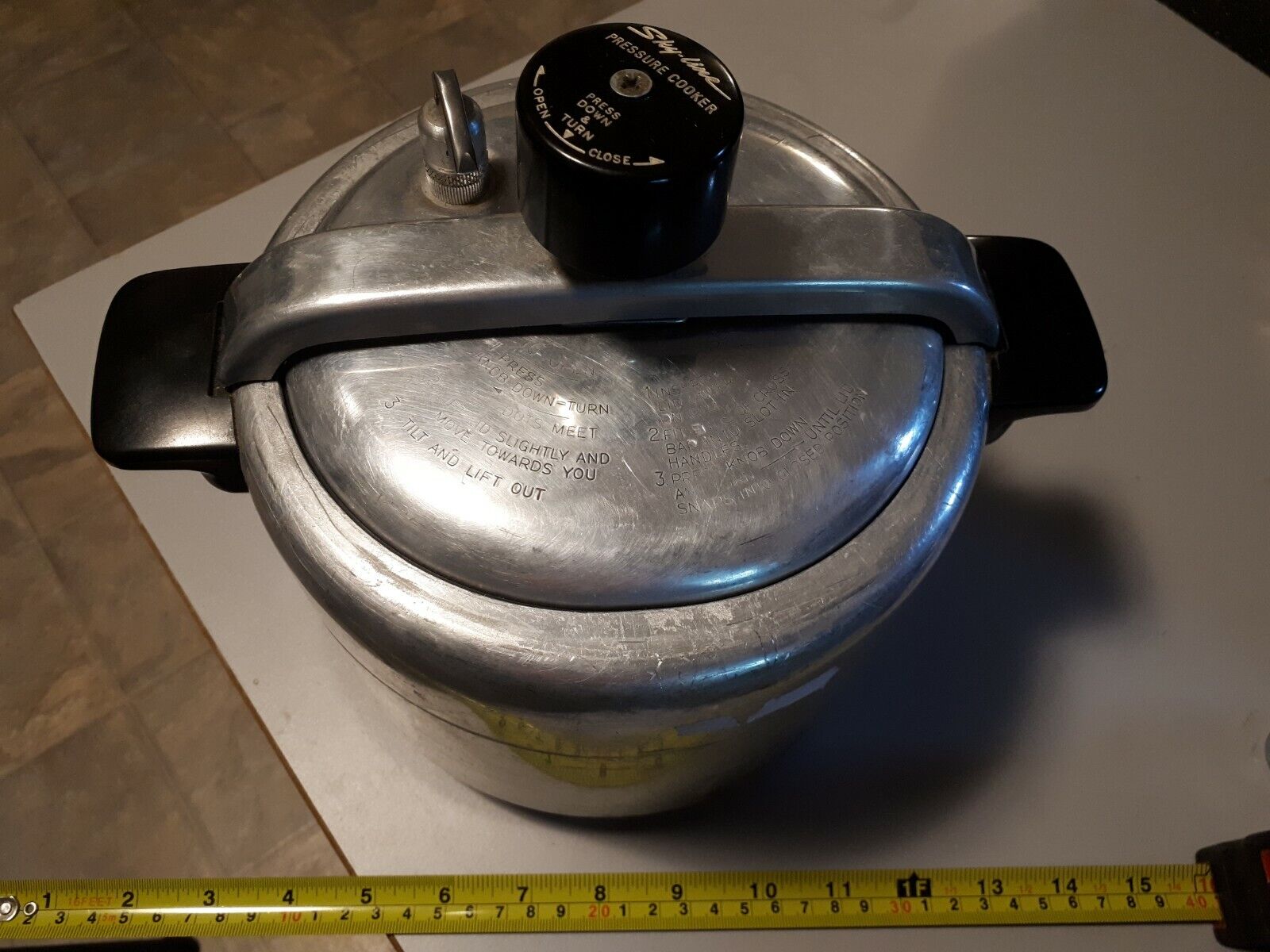 Vintage Sky-line 6004 Pressure Cooker with accessories, England, Not tested