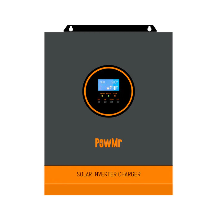 PowMr 3000W Solar Hybrid Inverter 24V DC to 110V AC 60A MPPT Controller PV 500V