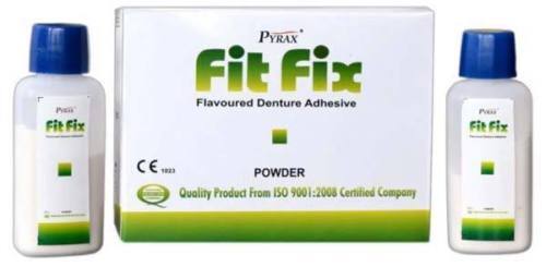6 pcs of Pyrax Fit Fix Denture Adhesive (10 gm) 