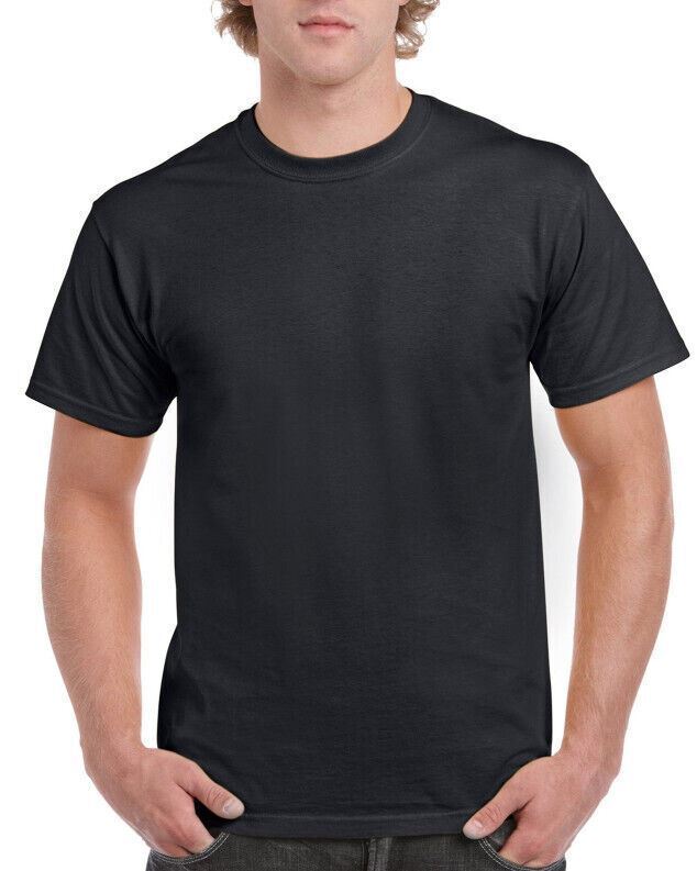 Gildan Men's Heavy Cotton T-Shirt (Pack of 5) Bulk Lot Solid Blank 5000 NEW