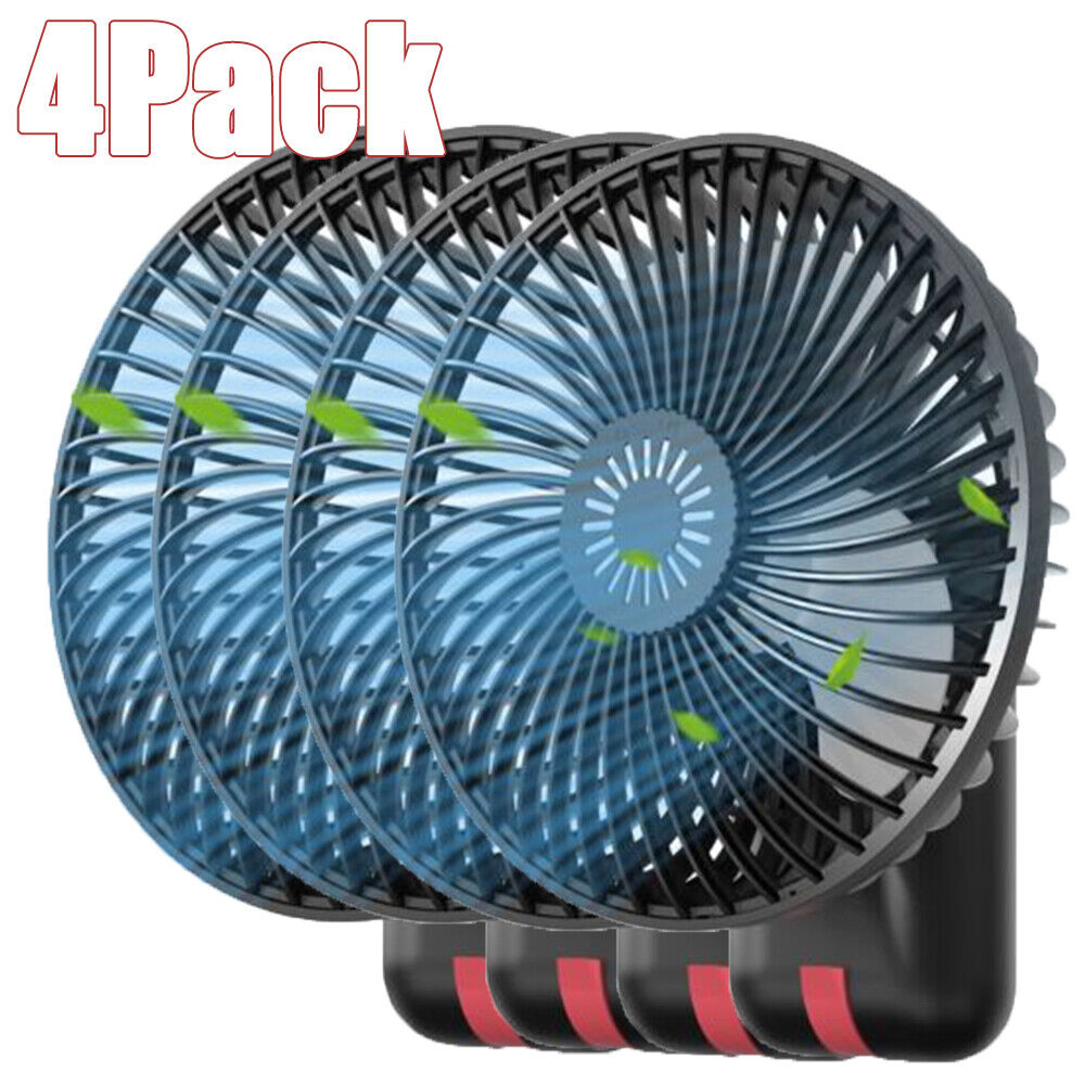 4Pack 10000mah Battery Usb Rechargeable Portable Fan Operated Camping Fan USA