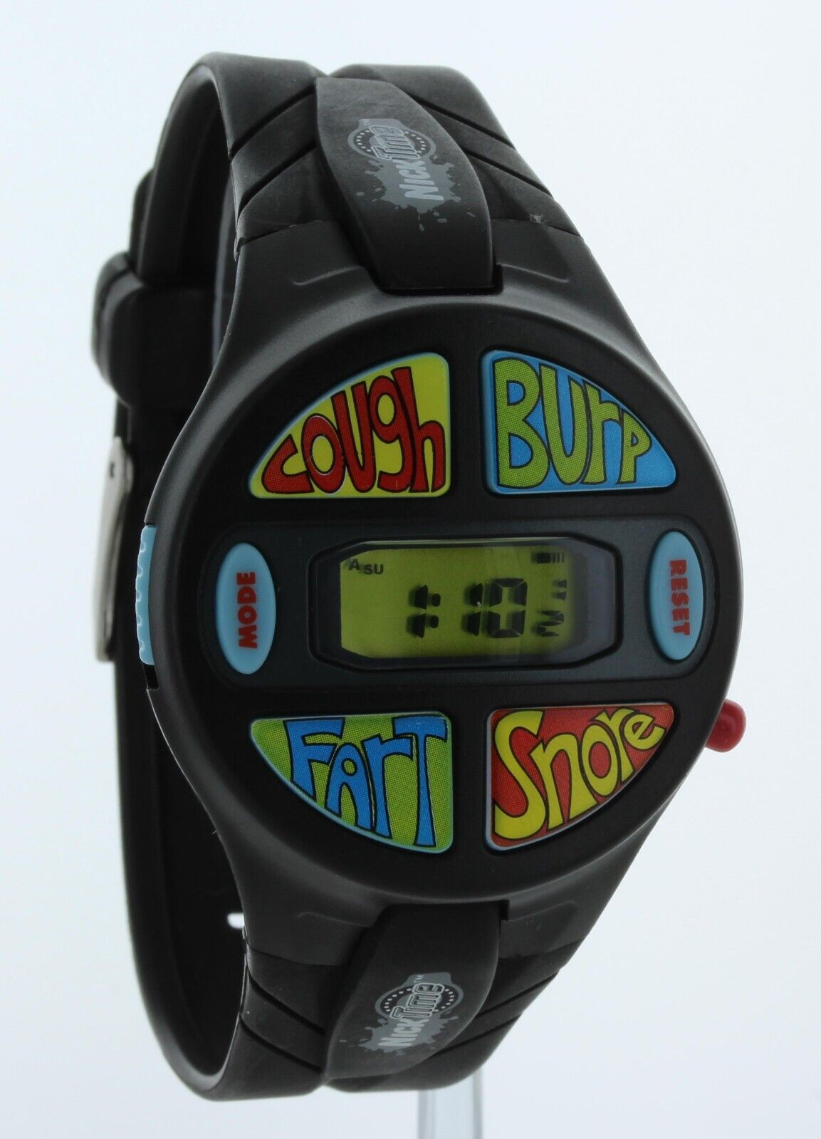Vintage, Nick time Silly Sounds Watch with four Sounds Cough, Burp,  Fart, Snore