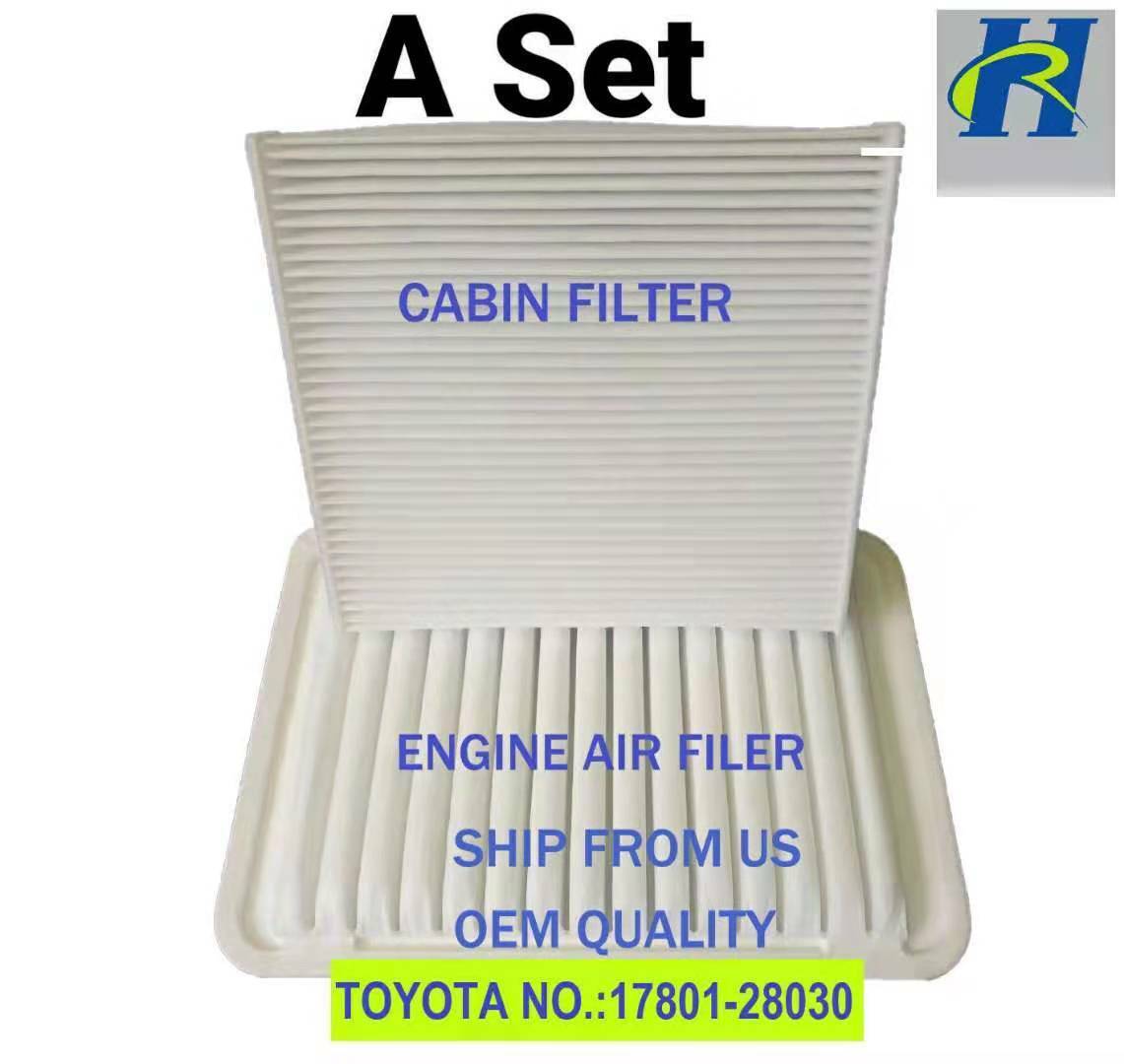 A Set Engine & Cabin Air Filter Fits Toyota Camry  & Venza  