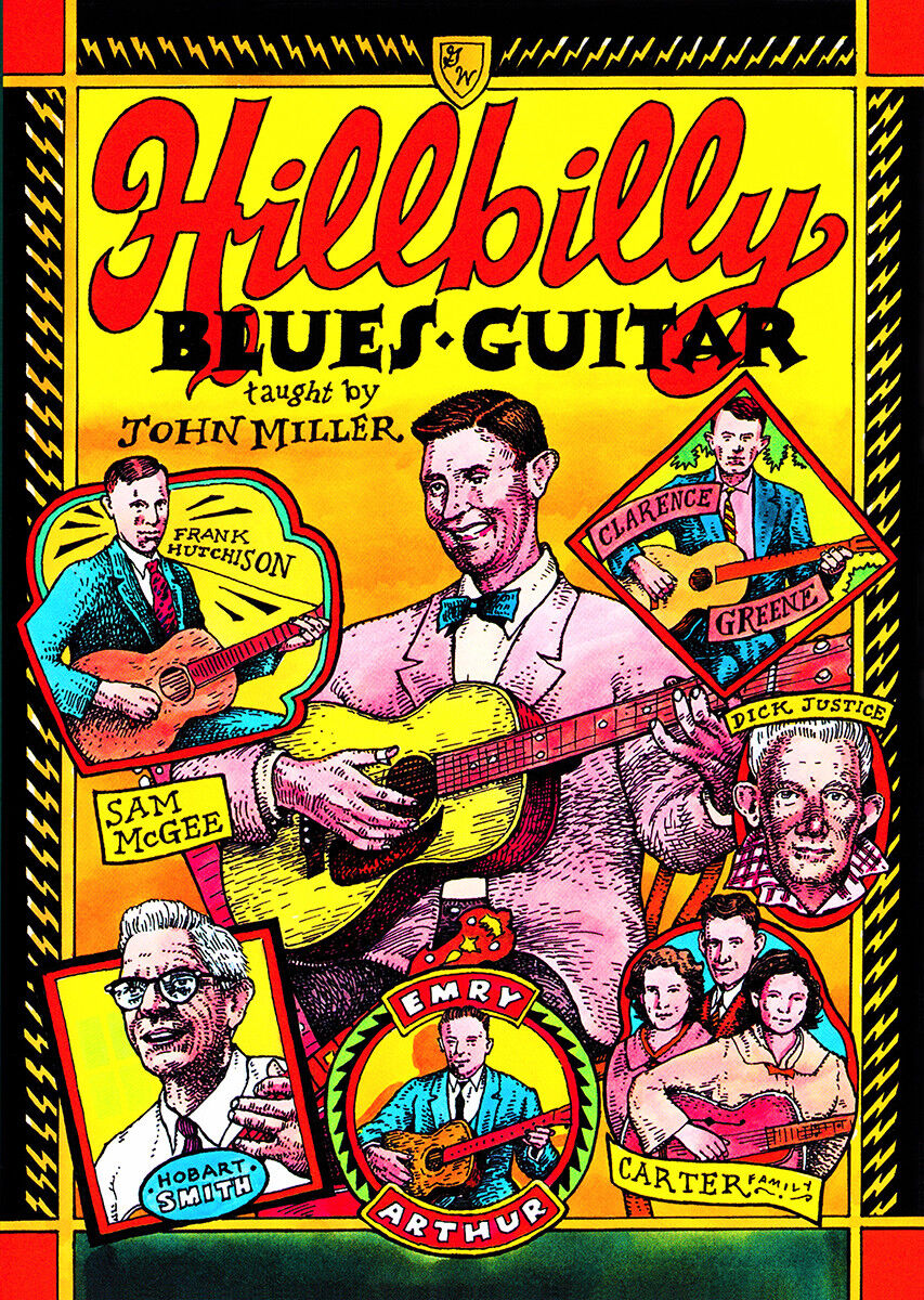 Learn to Play HILLBILLY BLUES GUITAR VIDEO DVD Lessons w. TAB/PDF by John Miller