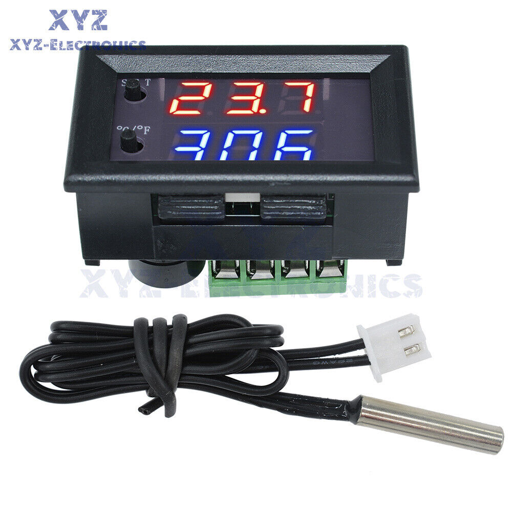 12V W1209WK Digital thermostat Temperature Controller -50-110°C Sensor Probe USA
