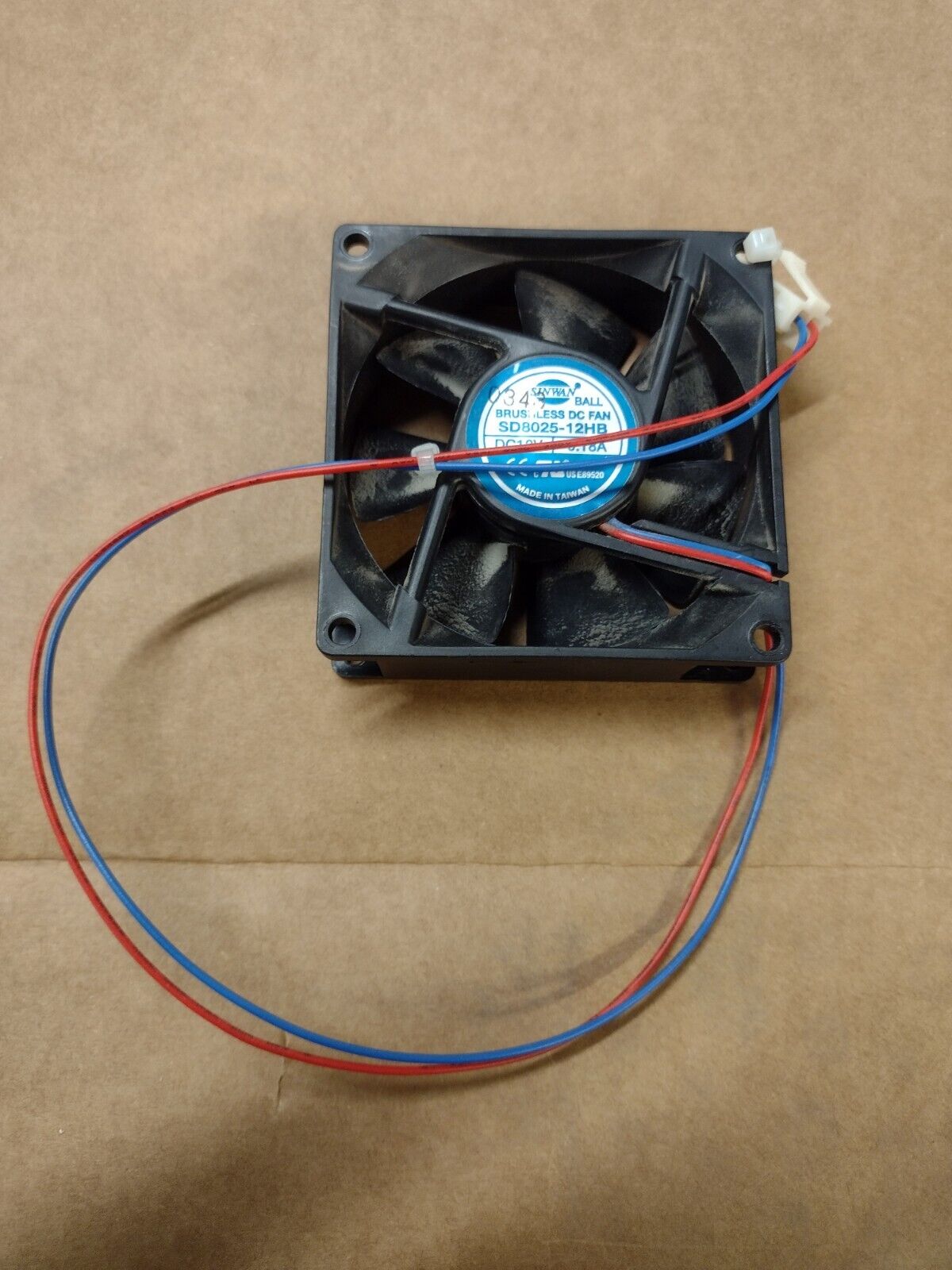 SINWAN SD8025PT-12HB BRUSHLESS DC FAN (Used, Fast Shipping From USA)