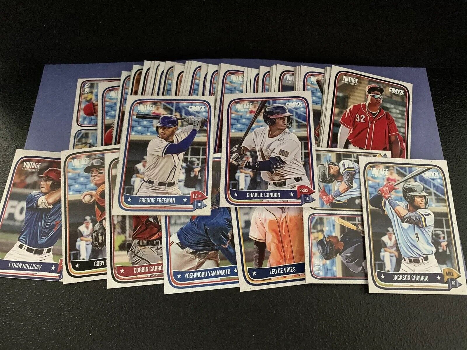 2024 Onyx Vintage Baseball 62 Card Complete Base Set ~ includes Charlie Condon🔥