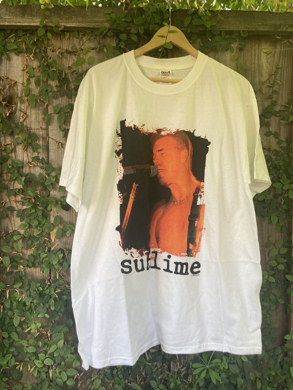 Vintage SUBLIME Bradley Nowell memorial shirt 1998 XL 90s Vtg Punk Alternative