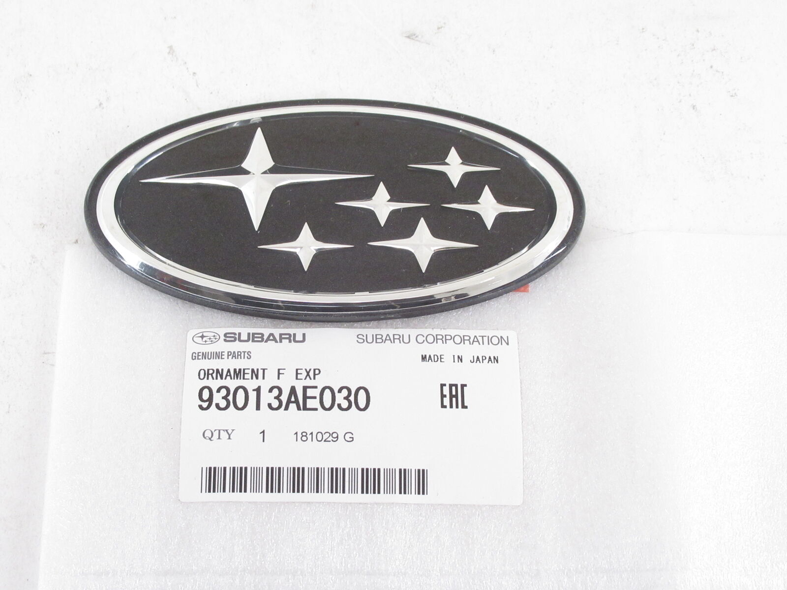 Genuine OEM Subaru 93013AE030 Grill Emblem Badge Ornament 00-02 Legacy & Outback