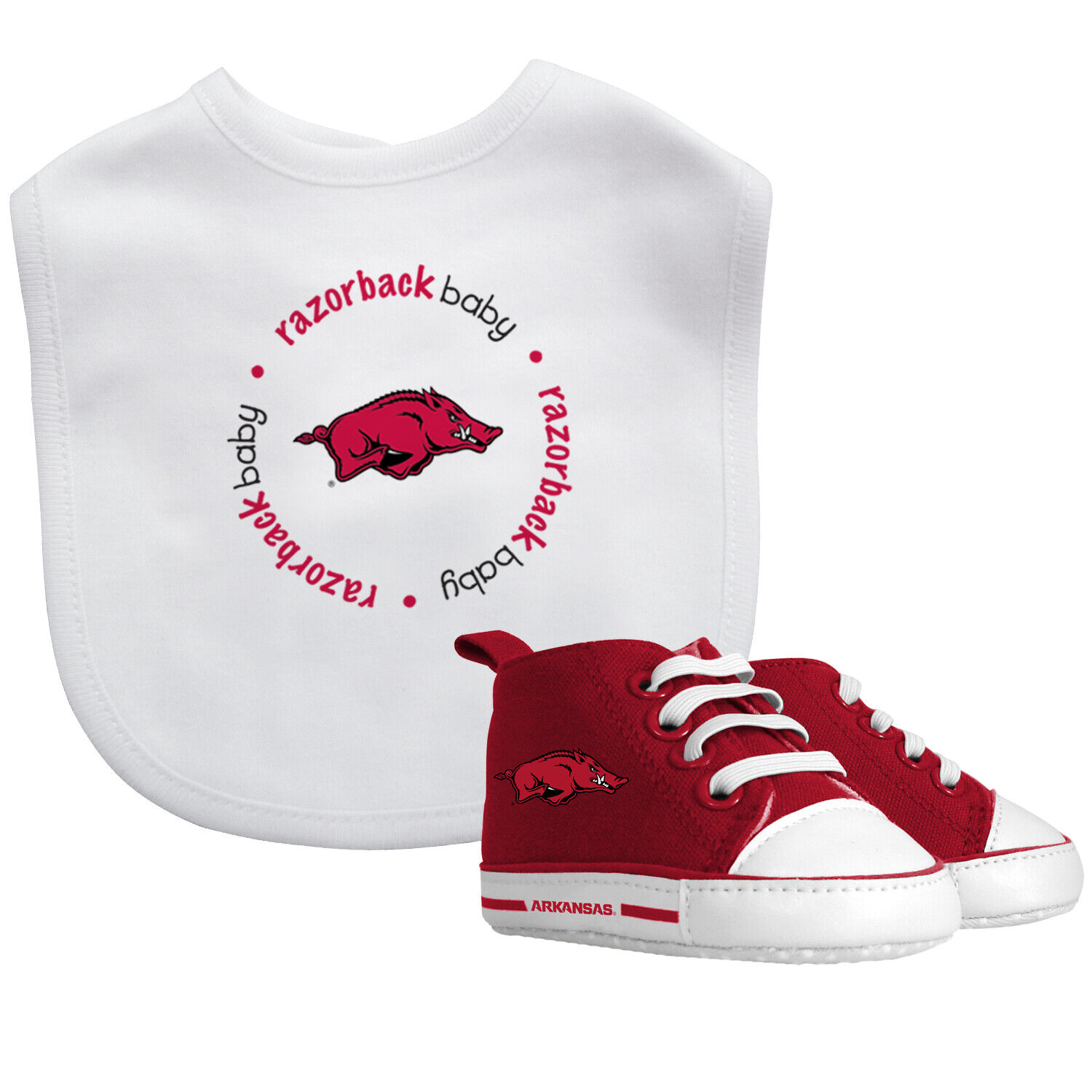 BabyFanatic - Arkansas Razorbacks - Officially Licensed NCAA 2-Piece Gift Set