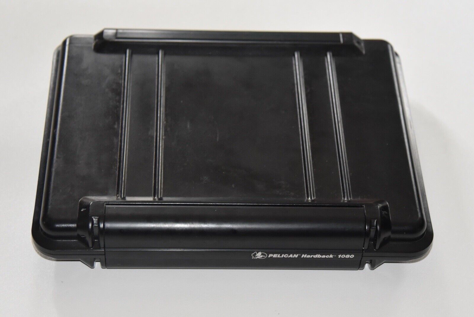 Pelican 1080 Hardback Case, Black, Single Solid Latch, No Foam