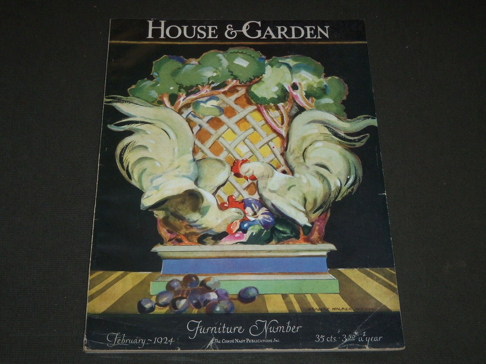 1924 FEBRUARY THE HOUSE & GARDEN MAGAZINE - GREAT PHOTOS & ADS - ST 494