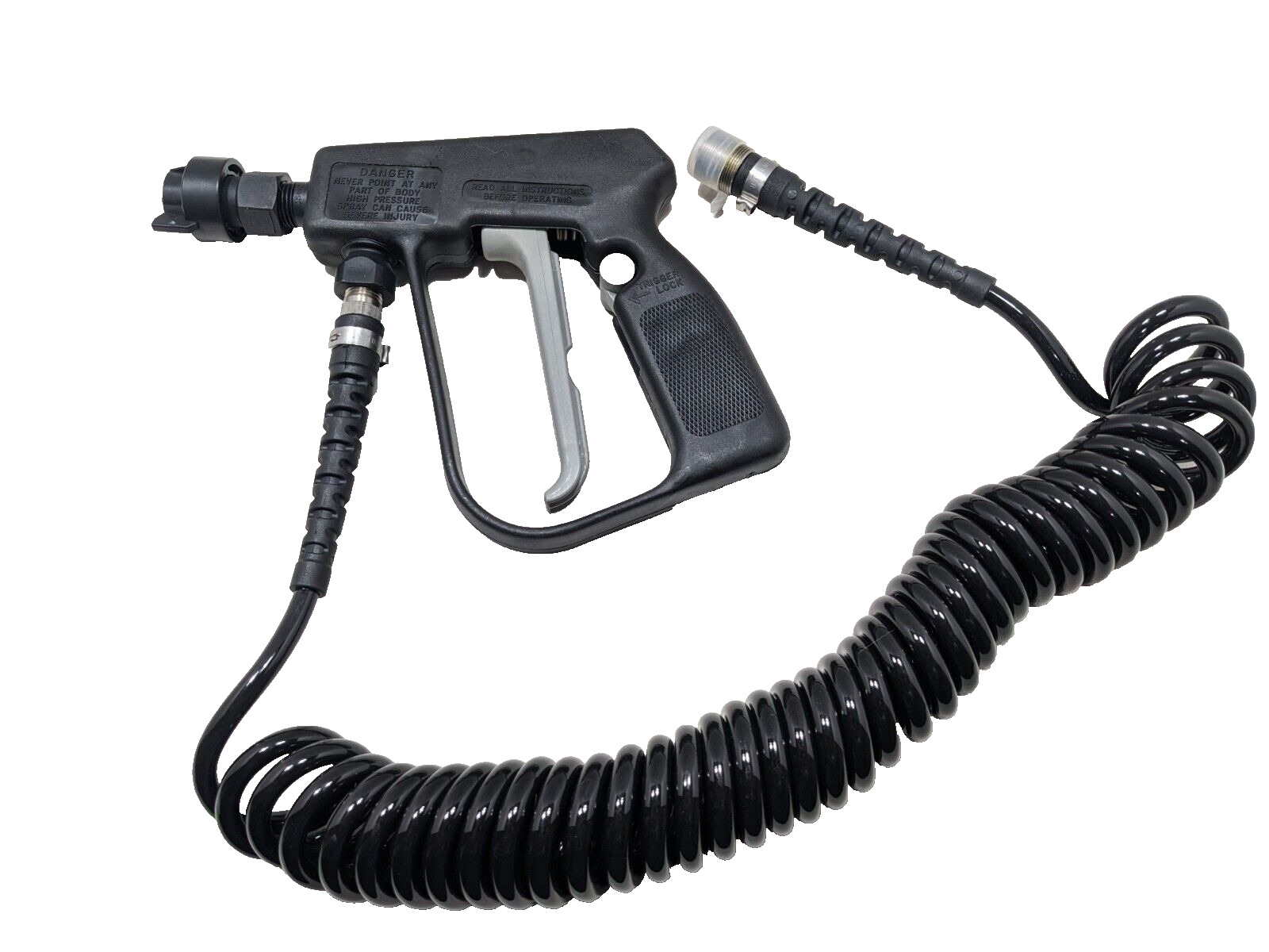 TeeJet GunJet Poly Trigger Spray Gun w/ Hose + Tip 30L-PP 1/4\