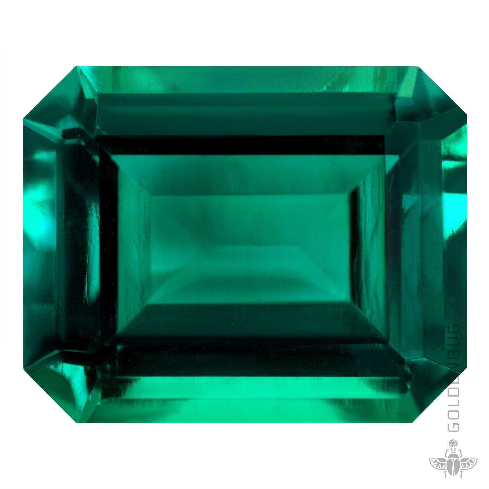 Emerald Genuine Octagon Clean Top Green Hydrothermal Gemstone Zambian Emerald EU