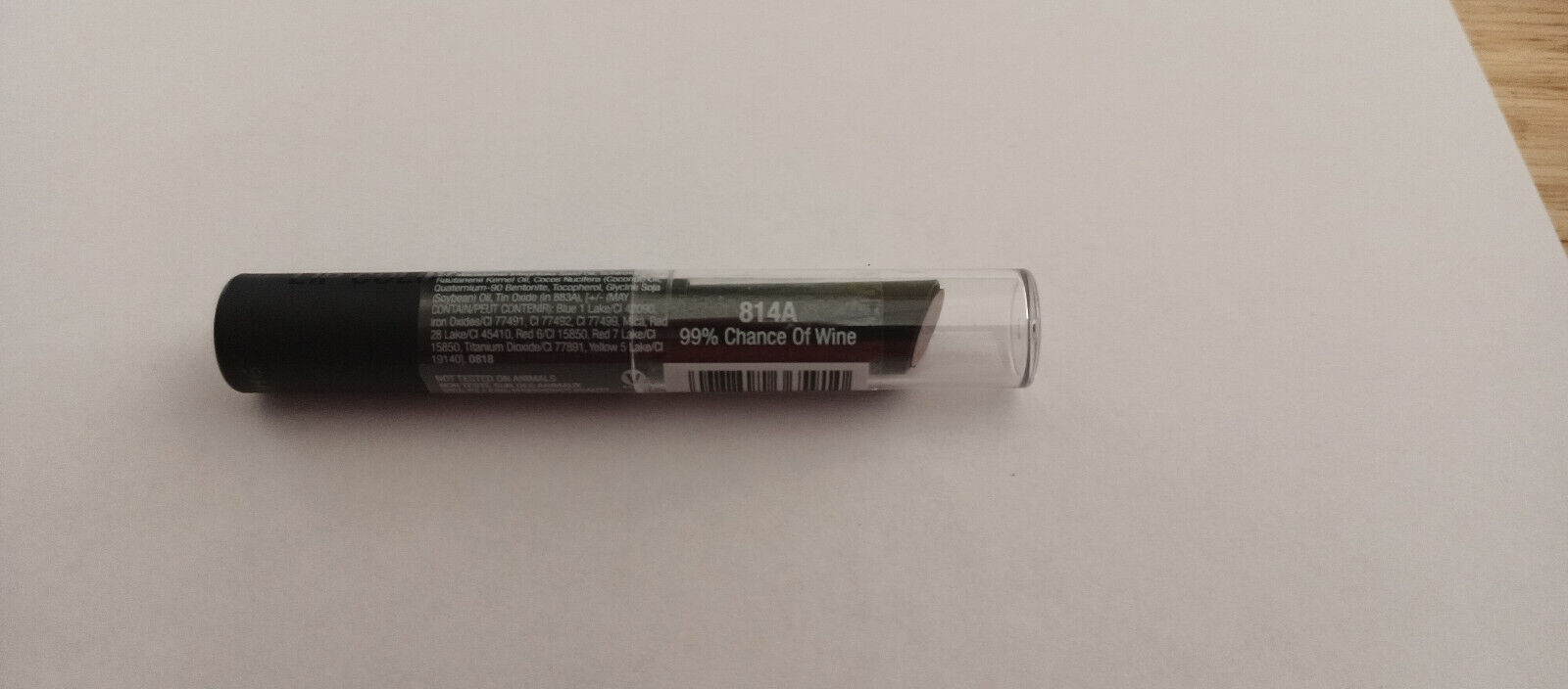 Wet n Wild Perfect Pout Lip Color 814A 99% Chance of Wine