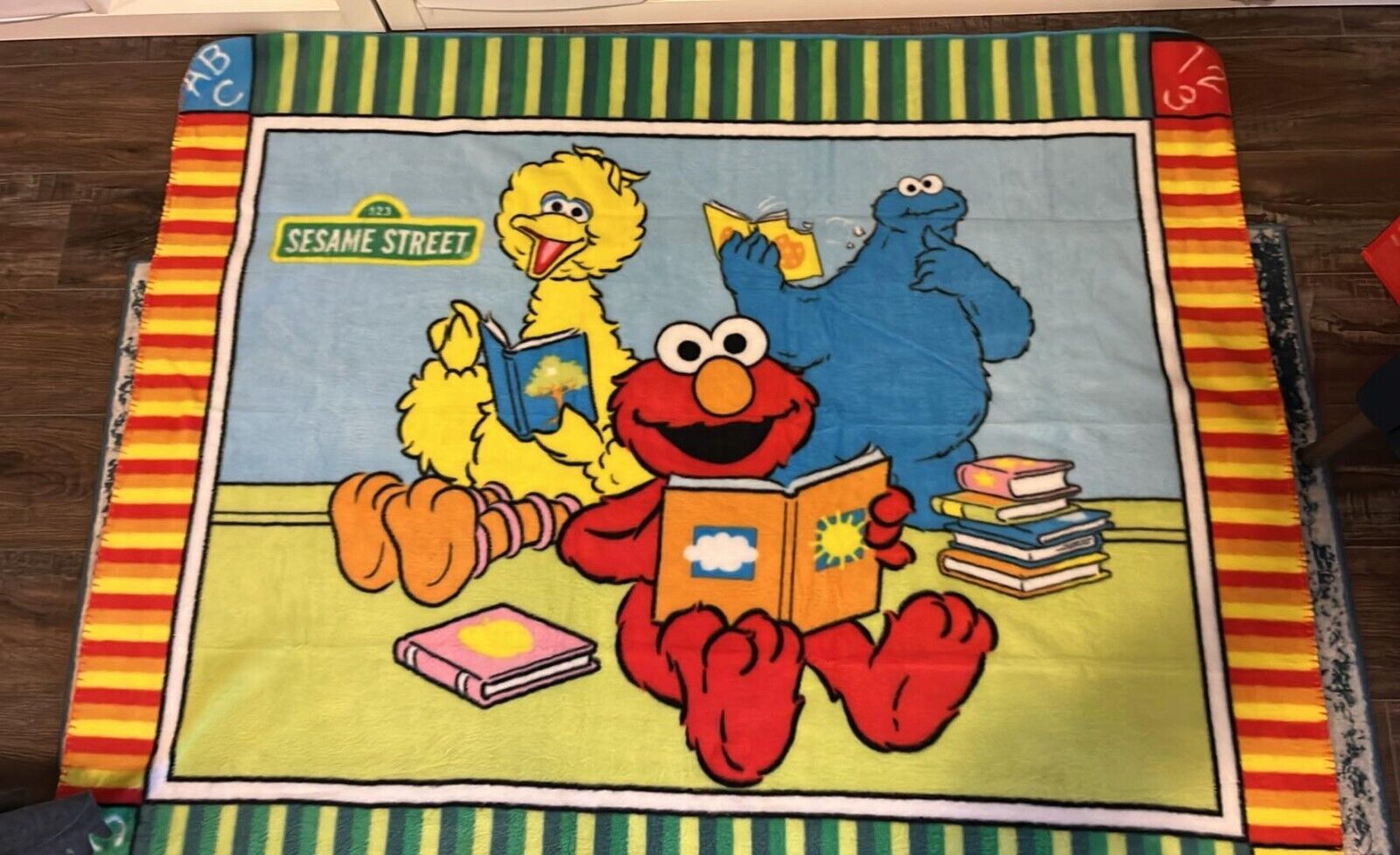 Sesame street Throw Elmo Oscar Cookie Monster Big Bird 46\