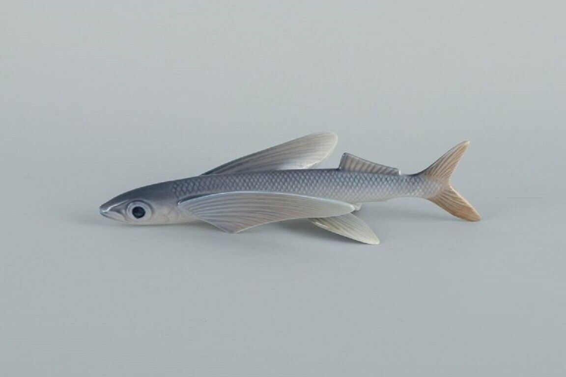 Royal Copenhagen. Flying Fish Figurine. Designed by Platen Hallermundt