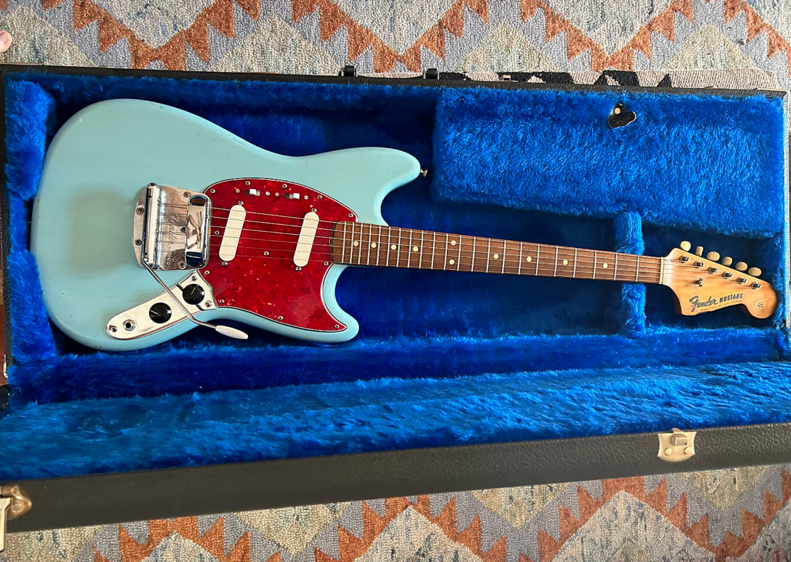 Fender Mustang w/Rosewood Fretboard 1964 (Pre-CBS) Daphne Blue