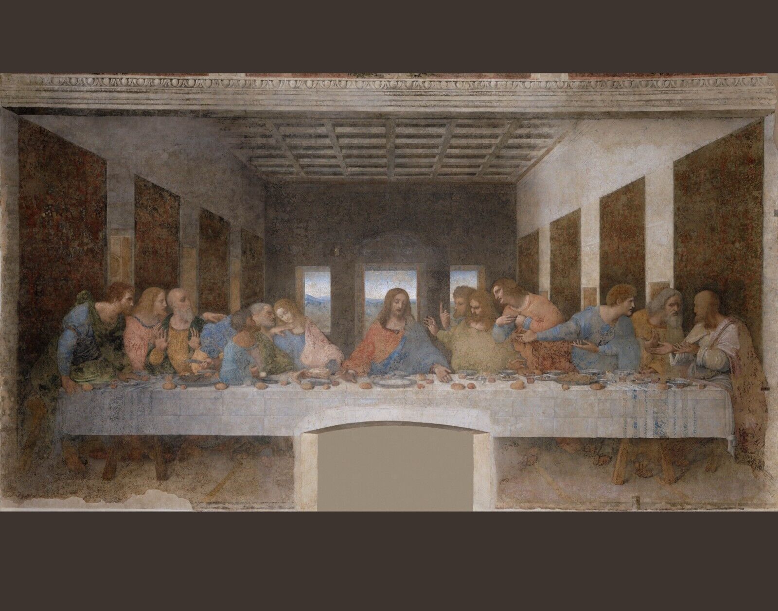 The Last Supper by Leonardo da Vinci art painting print