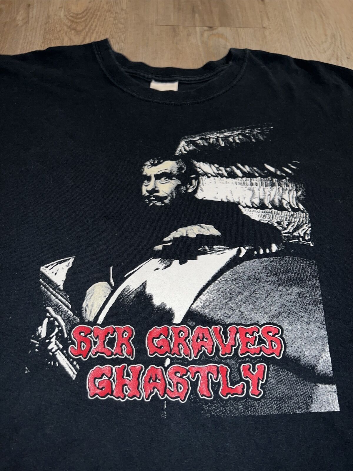 Sir Graves Ghastly Vintage Rare t shirt Detroit Classic Tv Horror Movie Show 2XL