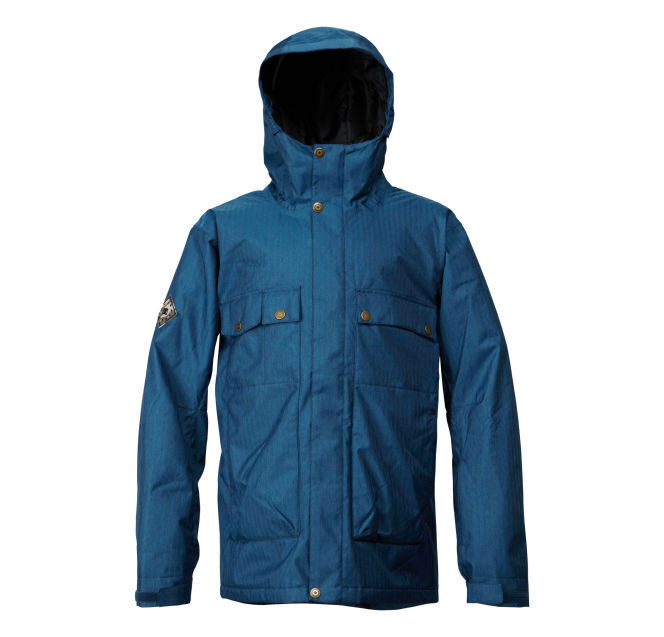 DC Ambush Insulated Snowboard Jacket, Men\'s Large, Legion Blue New