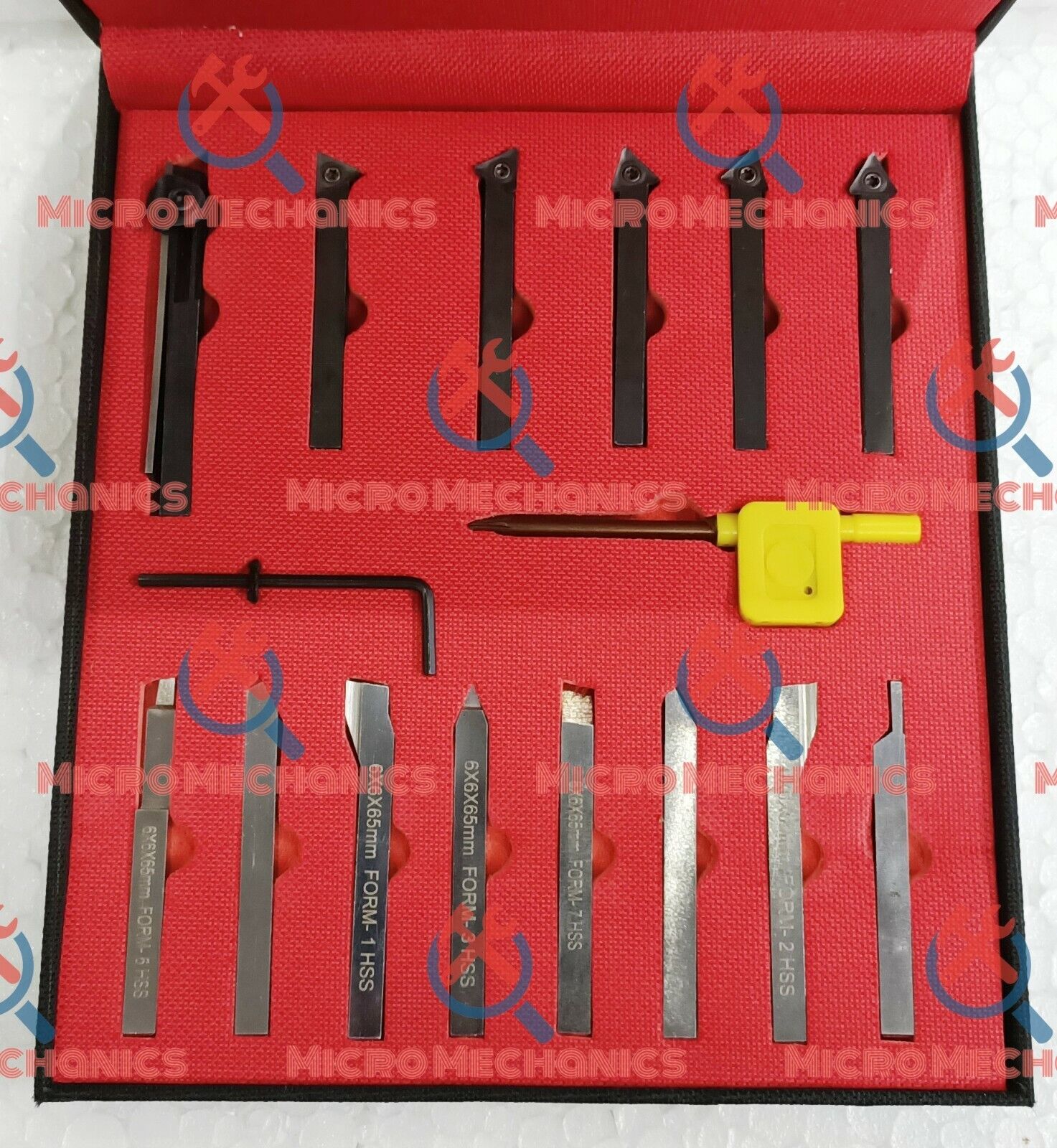 6MM HSS Lathe Form Tools, Mini Parting, Indexable Tools Combo EMCO UNIMAT MYFORD