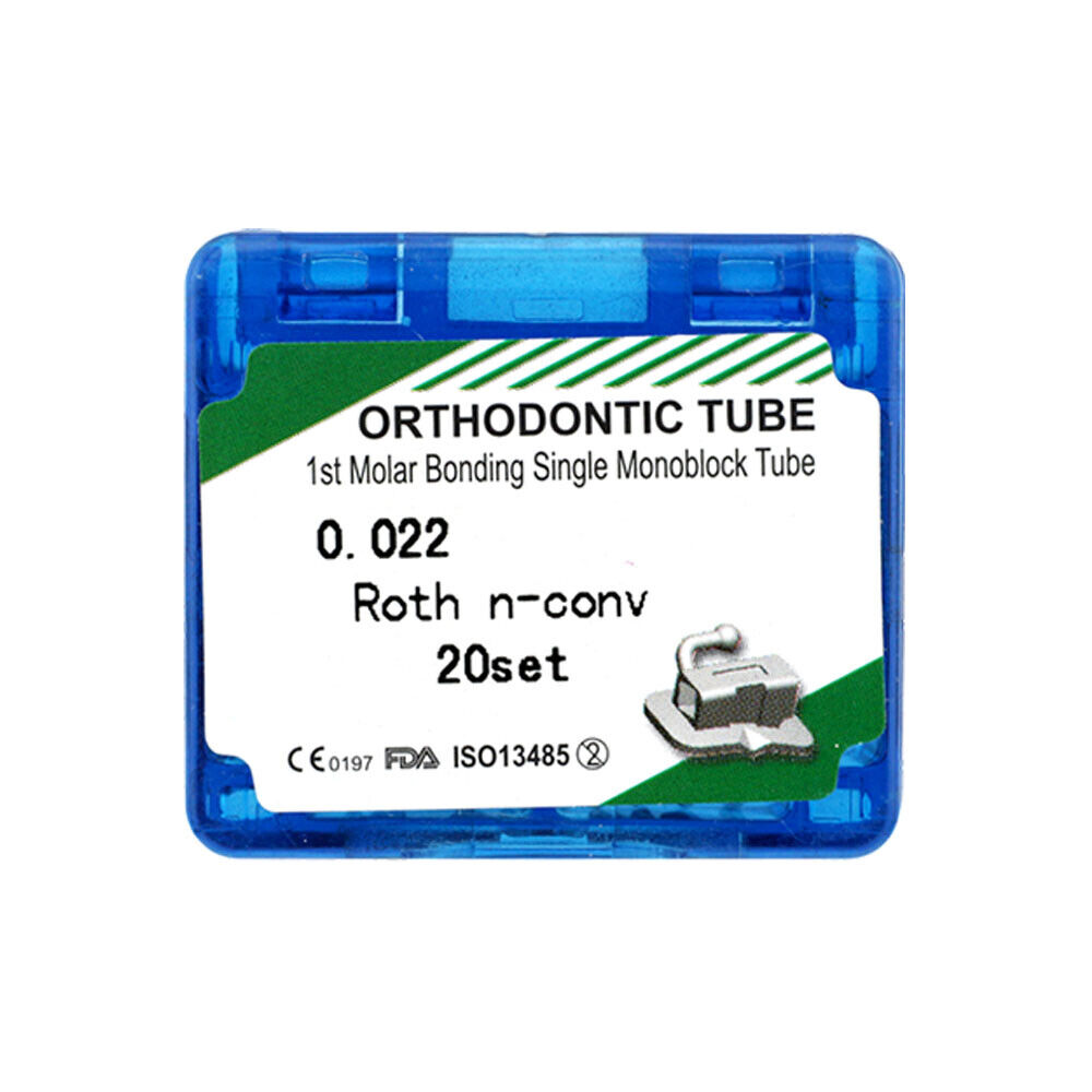 Orthodontic Tubes Roth 022 Tubos De Ortodoncia First Second Molar One Piece Cast