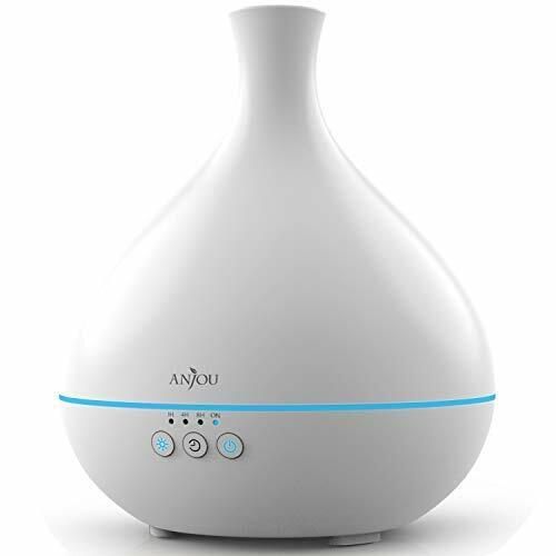 Anjou AD012 500ml Cool Mist Humidifier Aromatherapy Diffuser with Free Oil DI61