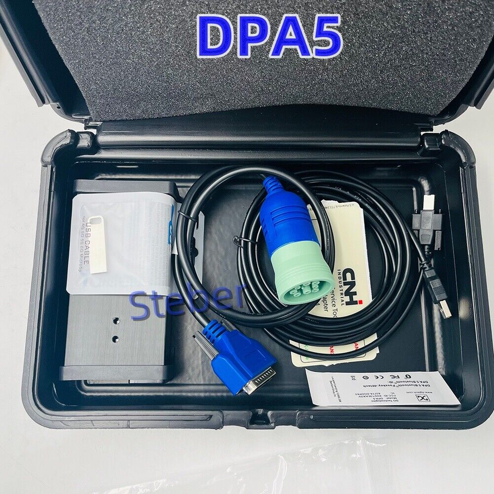 DPA5 Case CNH Diagnostic Kit CNH EST Holland Electronic Service Tool V8.6 Soft