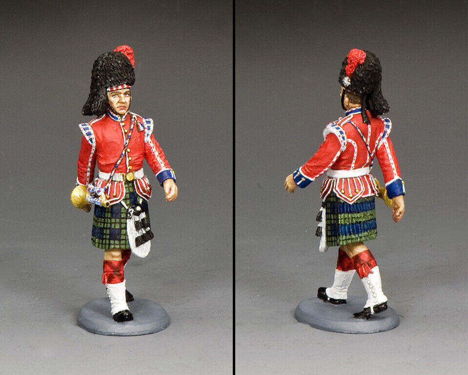 KING & COUNTRY CEREMONIAL CE030 BLACK WATCH COLONELS BUGLER MIB