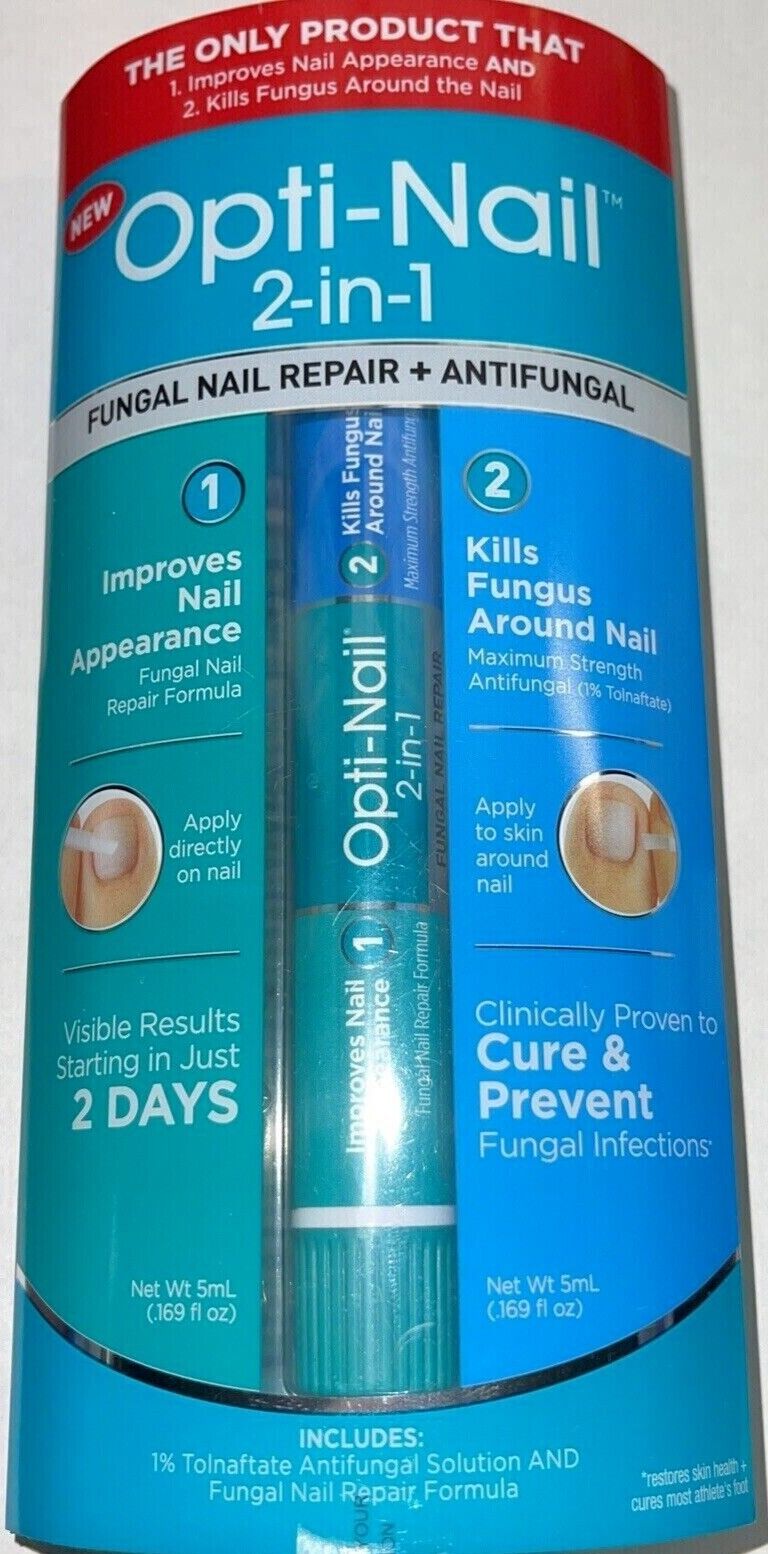 Opti-Nail 2-in-1 Fungal Nail Repair + Antifungal - 3.38 fl oz 