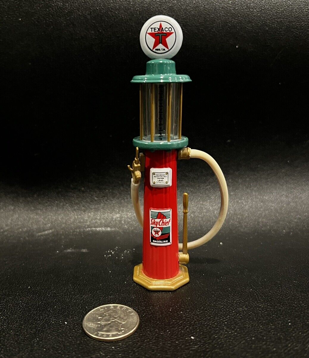 GEARBOX - TEXACO SKY CHIEF GASOLINE Collectible gas pump - 5” Height