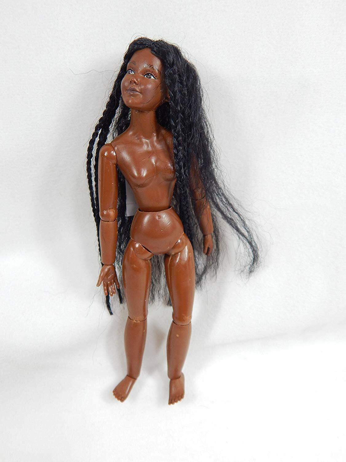 Heidi Ott #XKF05 Dollhouse Miniature 1:12 Scale Black Lady with Brown eyes 5.5\