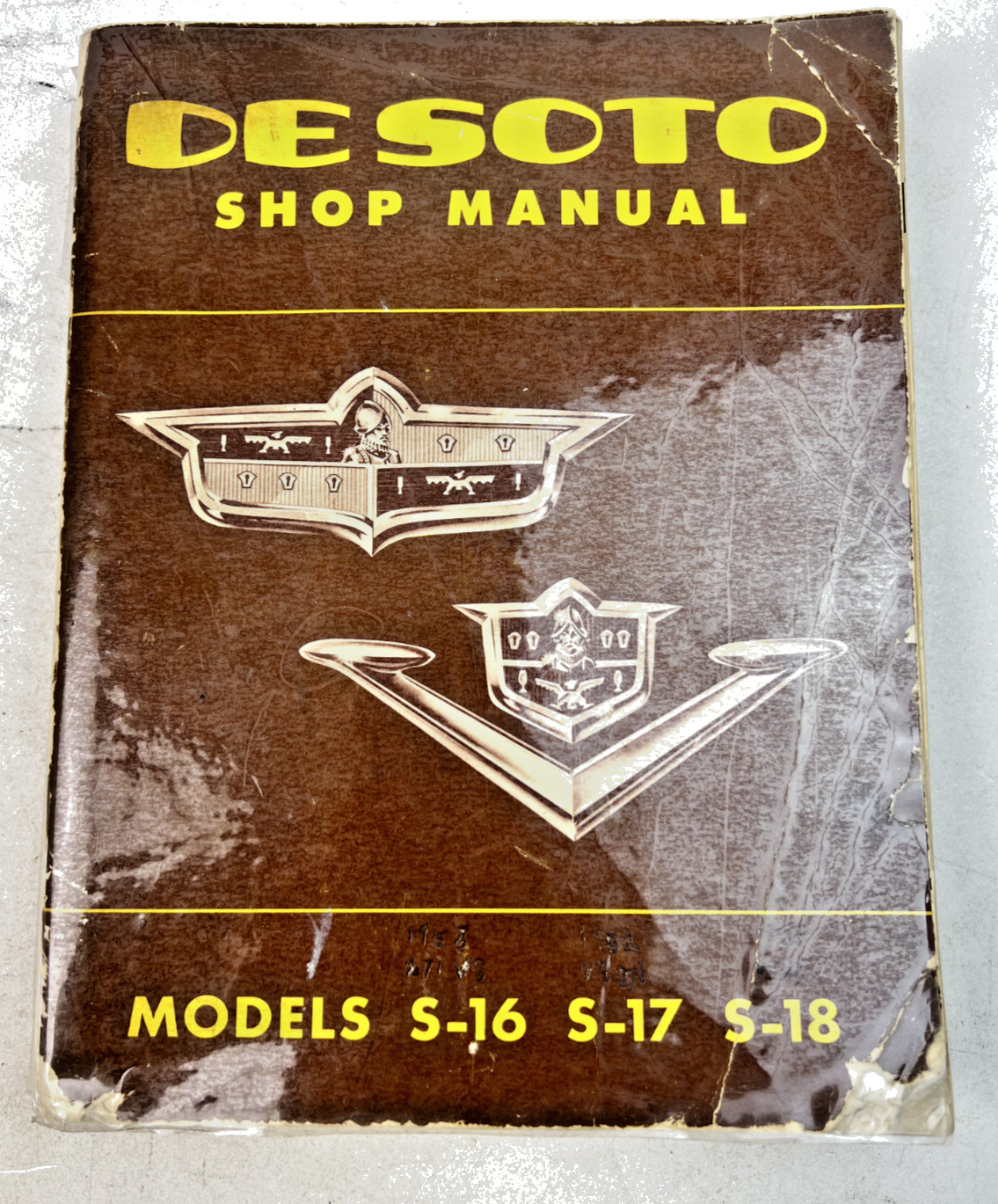 Vintage 1952-1953 DeSoto Passenger Car Shop Manual