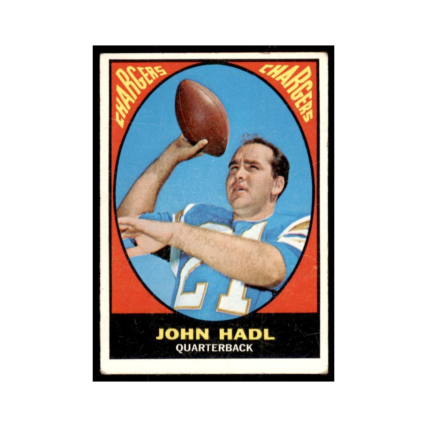 1967 Topps John Hadl San Diego Chargers #120