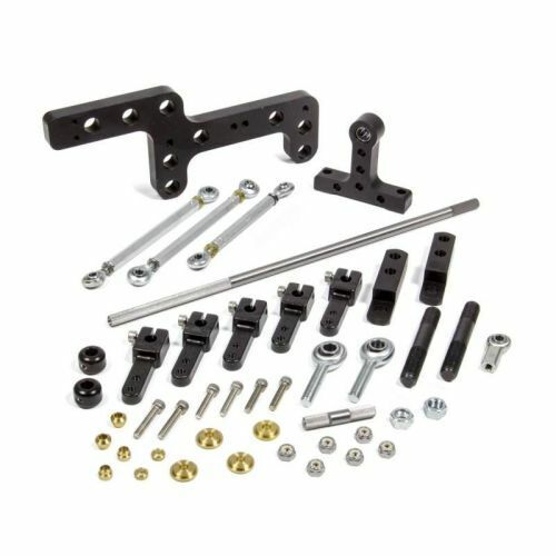 Enderle 76-107 Side Mount Throttle Linkage, Dual Quad, For Chevy Small Block