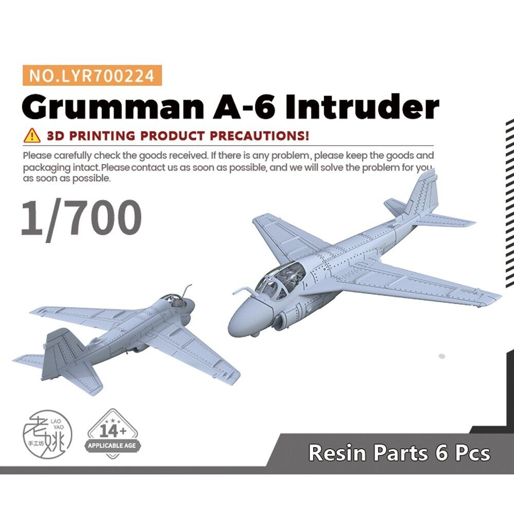 Yao\'sStudio LYR700224 1/700 Fighter Aircraft Military US Navy A-6 Intruder