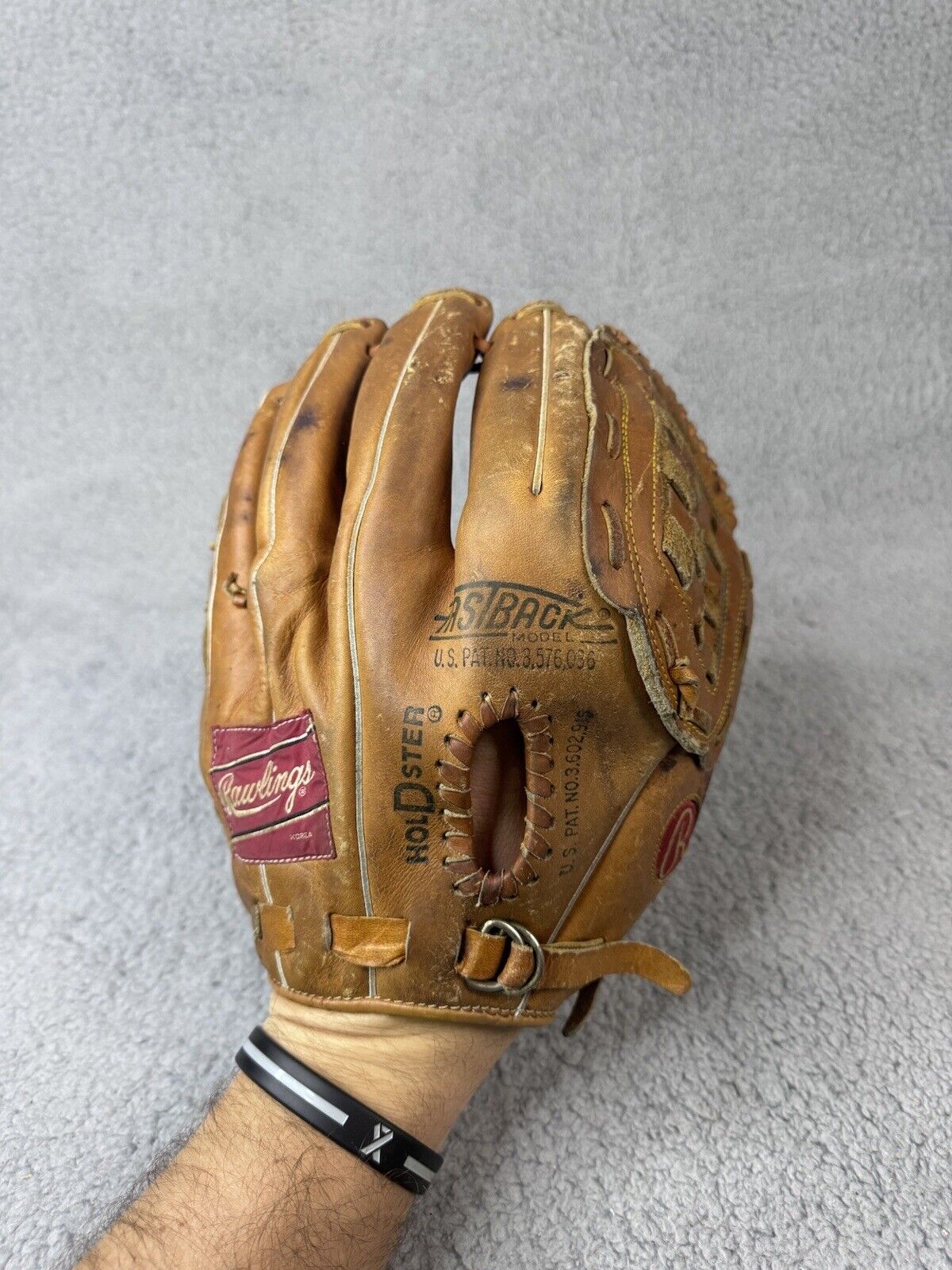 Vintage Rawlings Baseball Glove PG 30 Hinged Pad Dave Parker Right Hand Throw