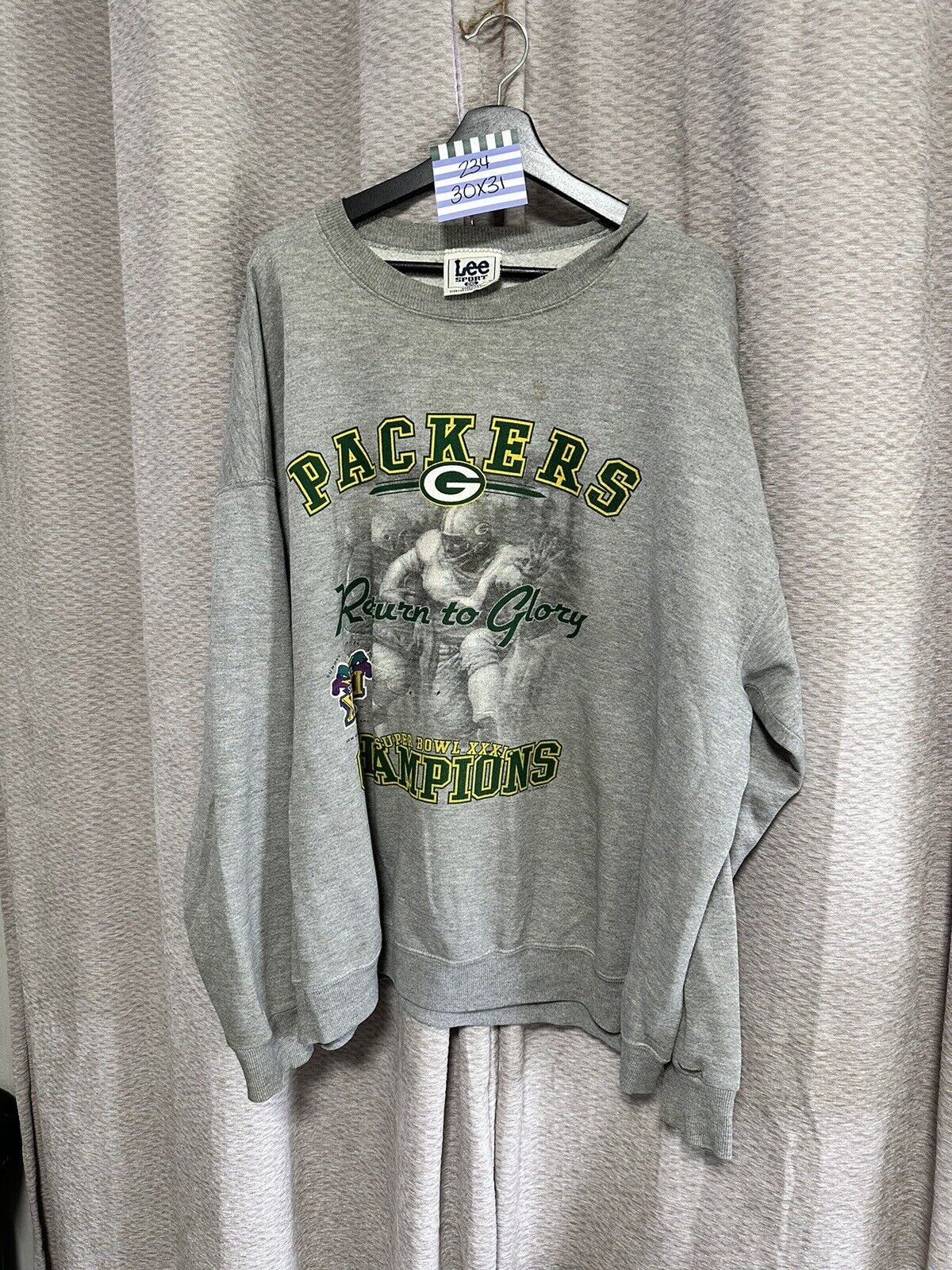 Vintage Packers crewneck (Stained) mens size xxl 30\