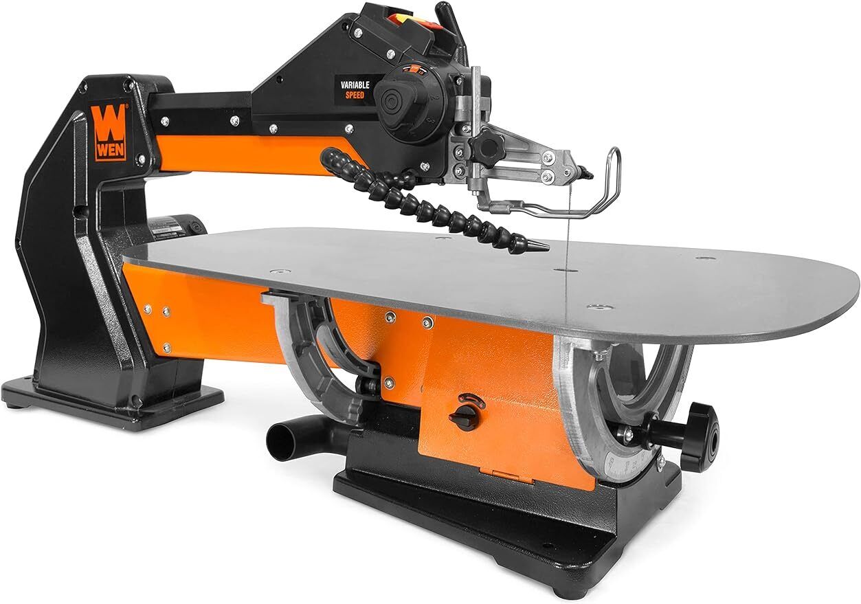 21-Inch 1.6-Amp Variable Speed Parallel Arm Scroll Saw w/Extra-Large Steel Table