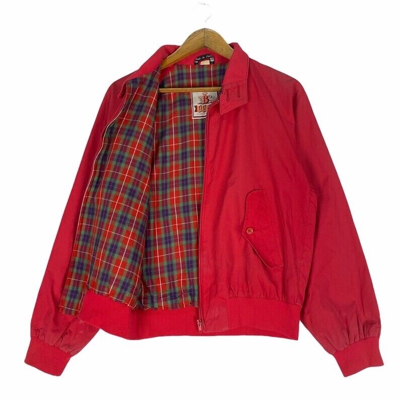VINTAGE Baracuta Harrington Jacket G9 Red Made In England Size 36”