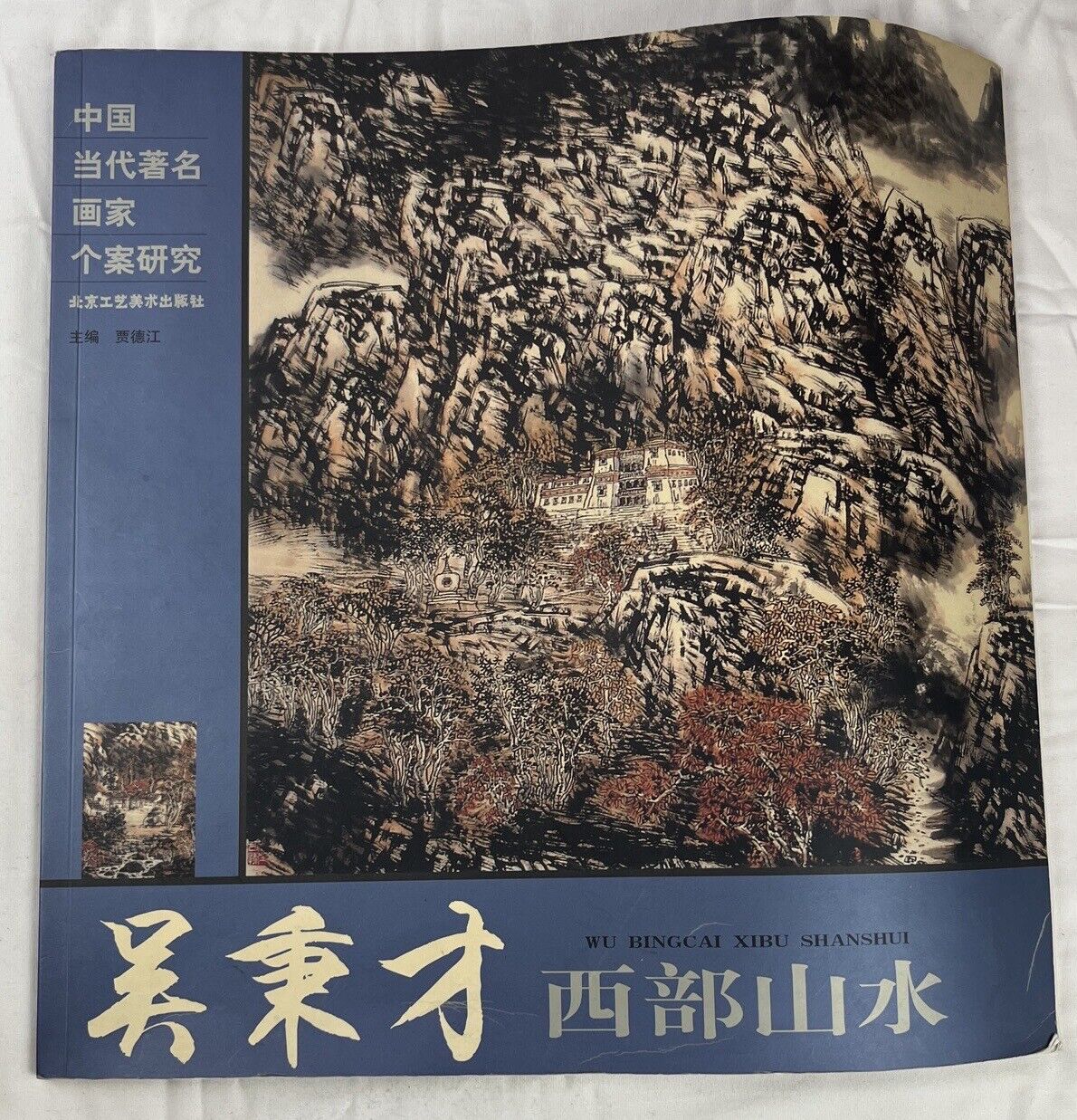 Collection of Famous Contemporary Chinese Landscape Paintings Book Wu Bingcai