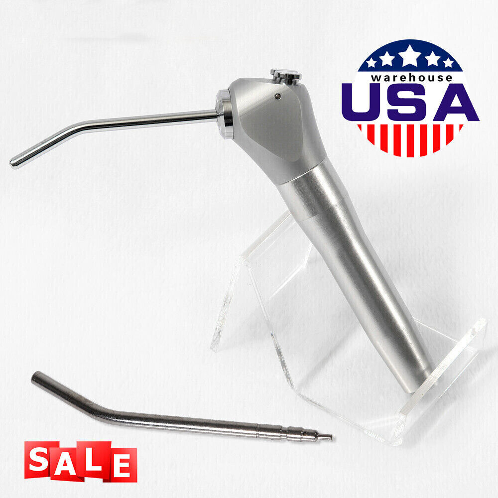 Dental Air Water Syringe Handpiece with Two Nozzles Tips Tubes Triple Sprays