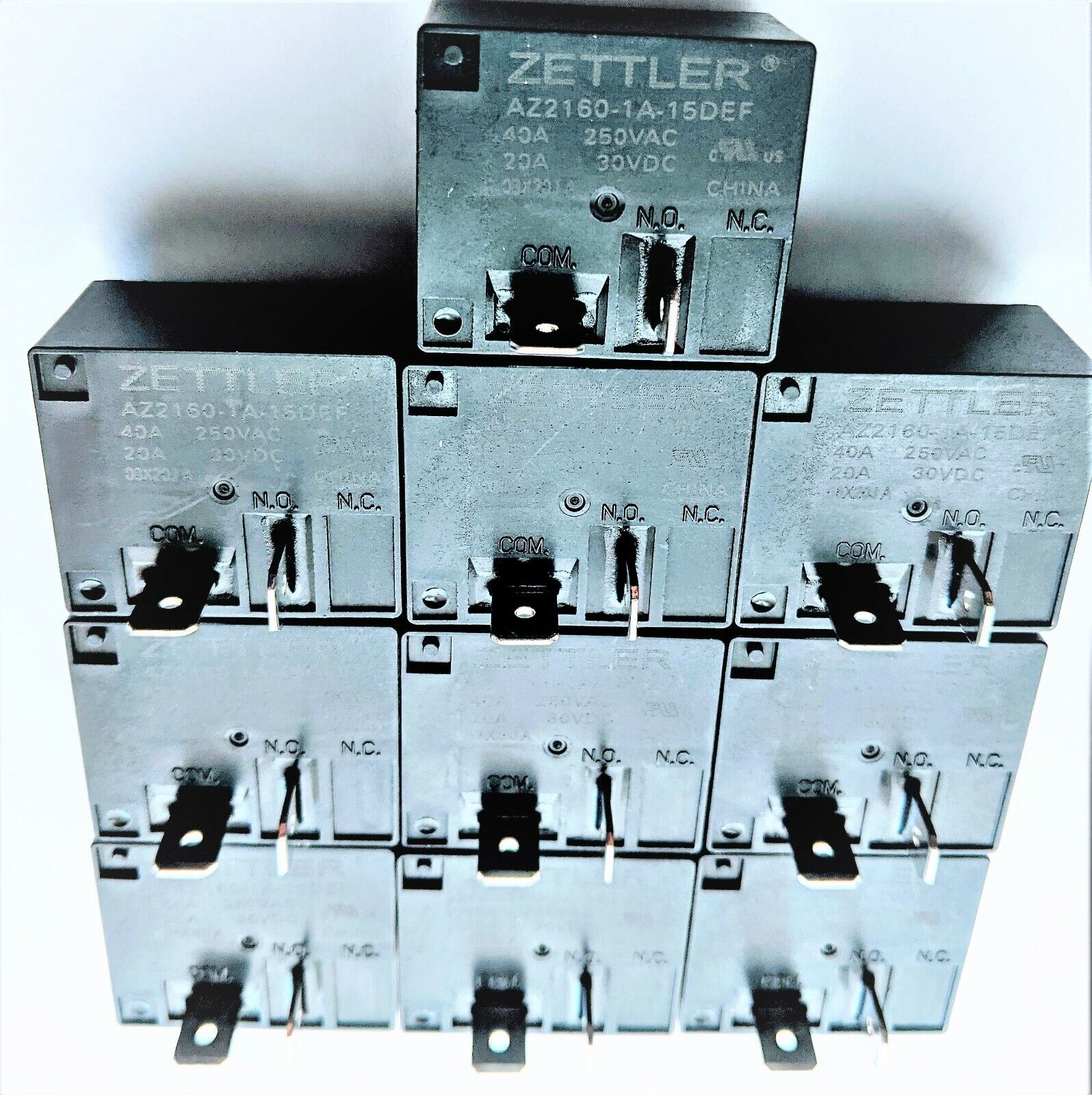 10pcs American Zettler AZ2160-1A-15DEF - AZ2160 Series - 30A Miniature Power Rel