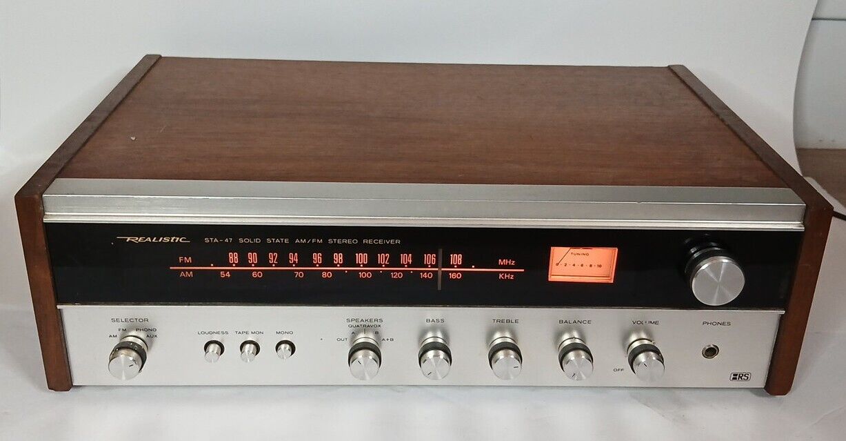 Realistic STA-47 Vintage Stereo Receiver -  Works Great